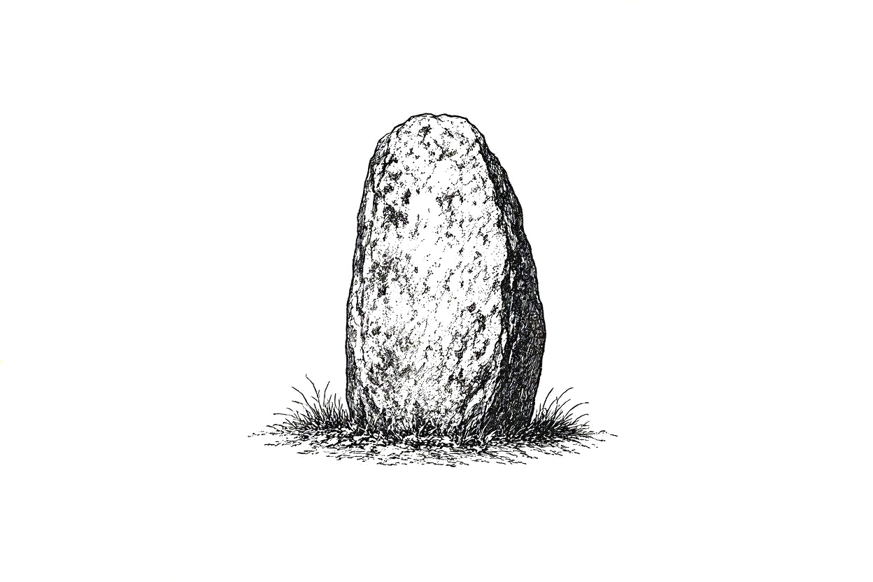 An ancient standing stone